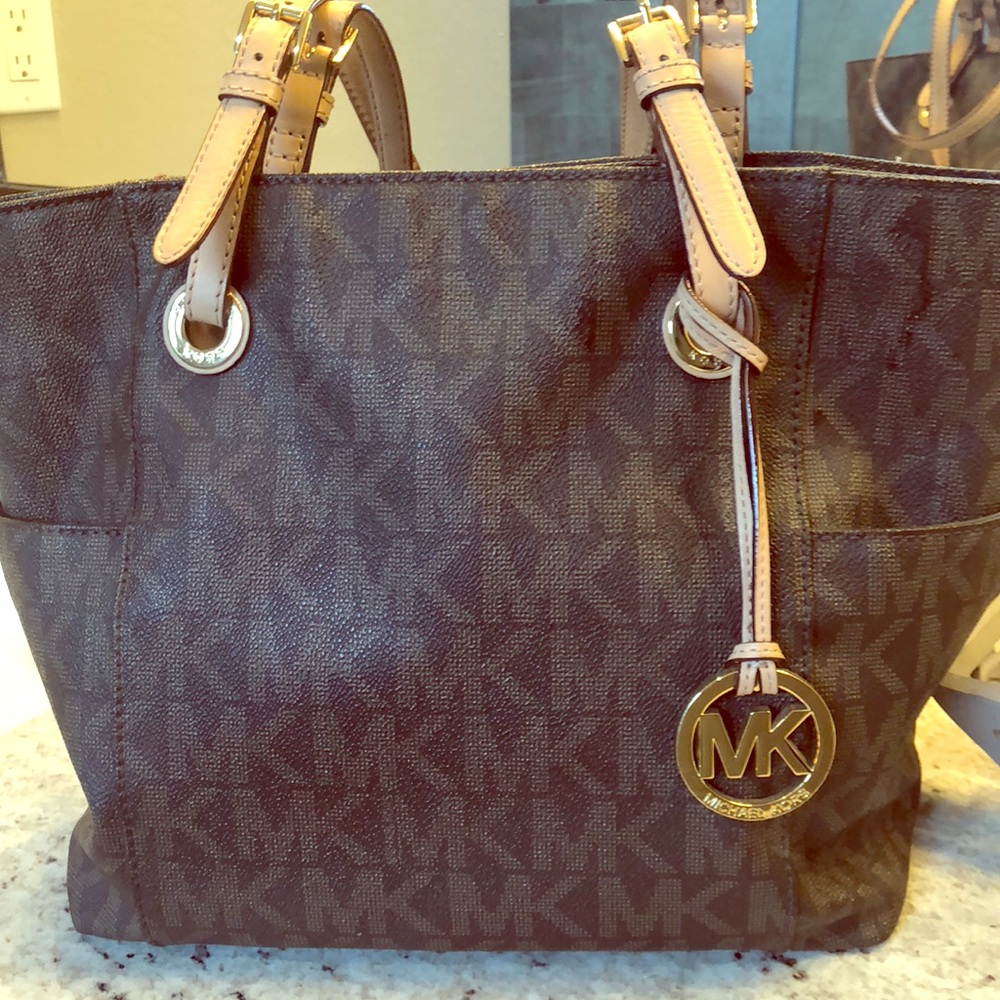 Michael Kors monogrammed tote
